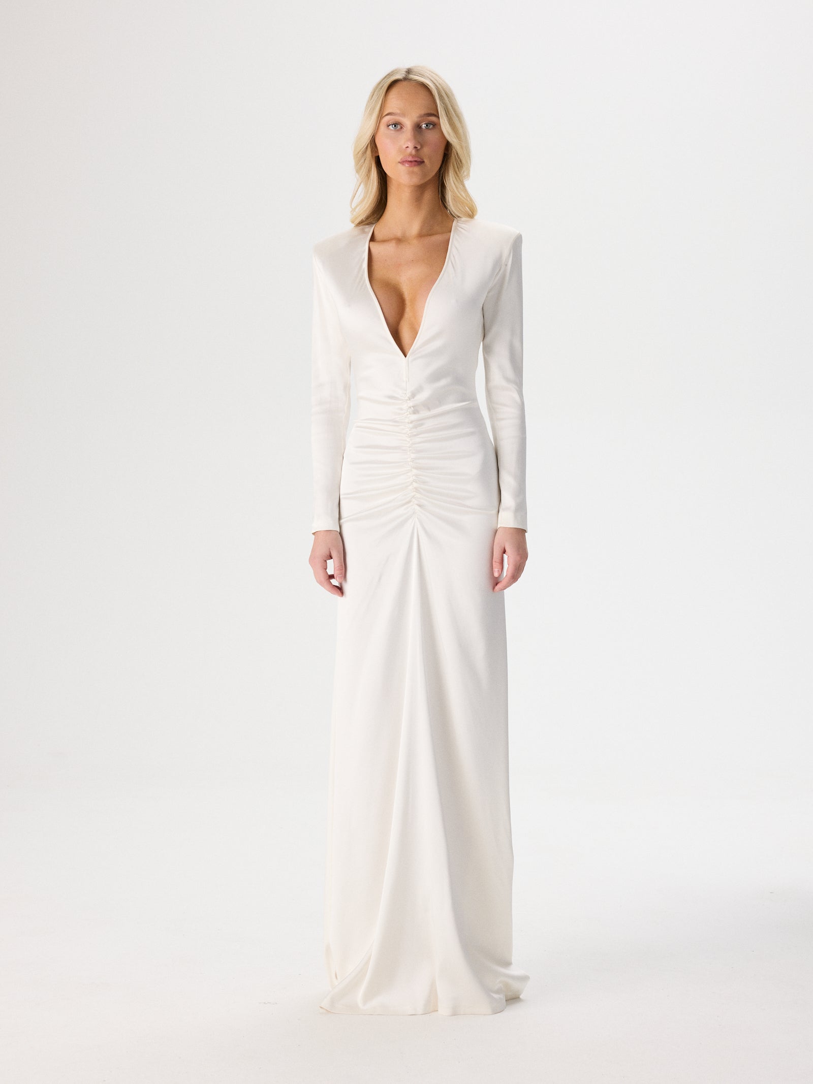 Ivory Silk Gown