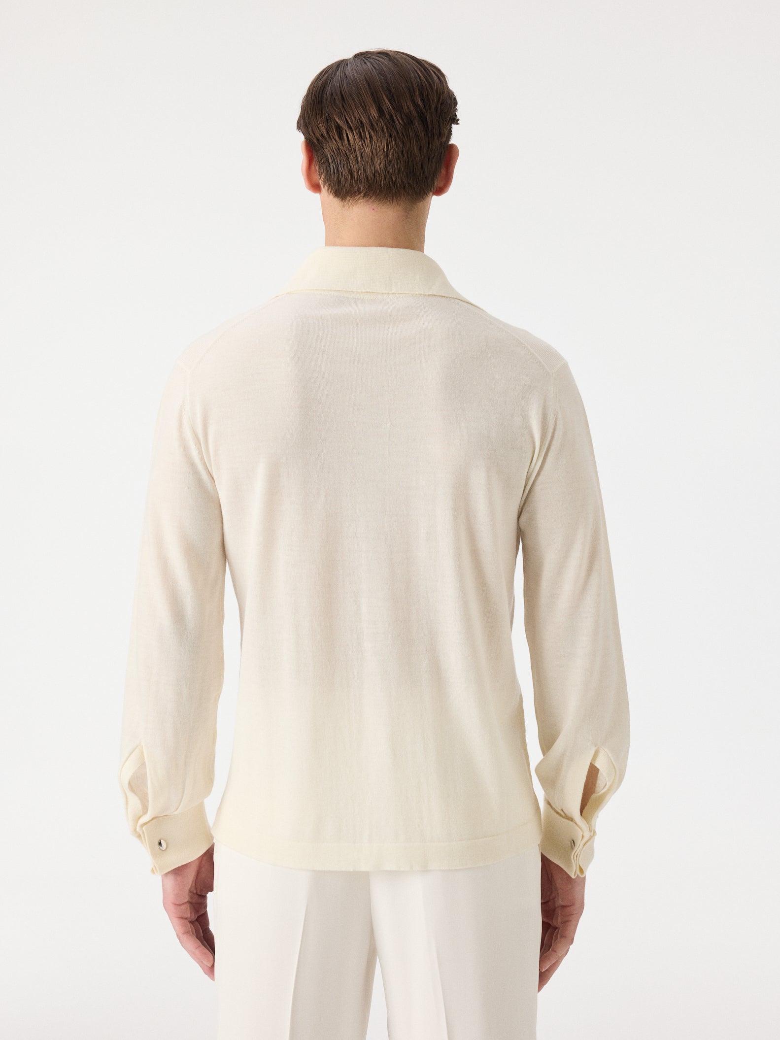 Fine Knit Double Cuff Shirt