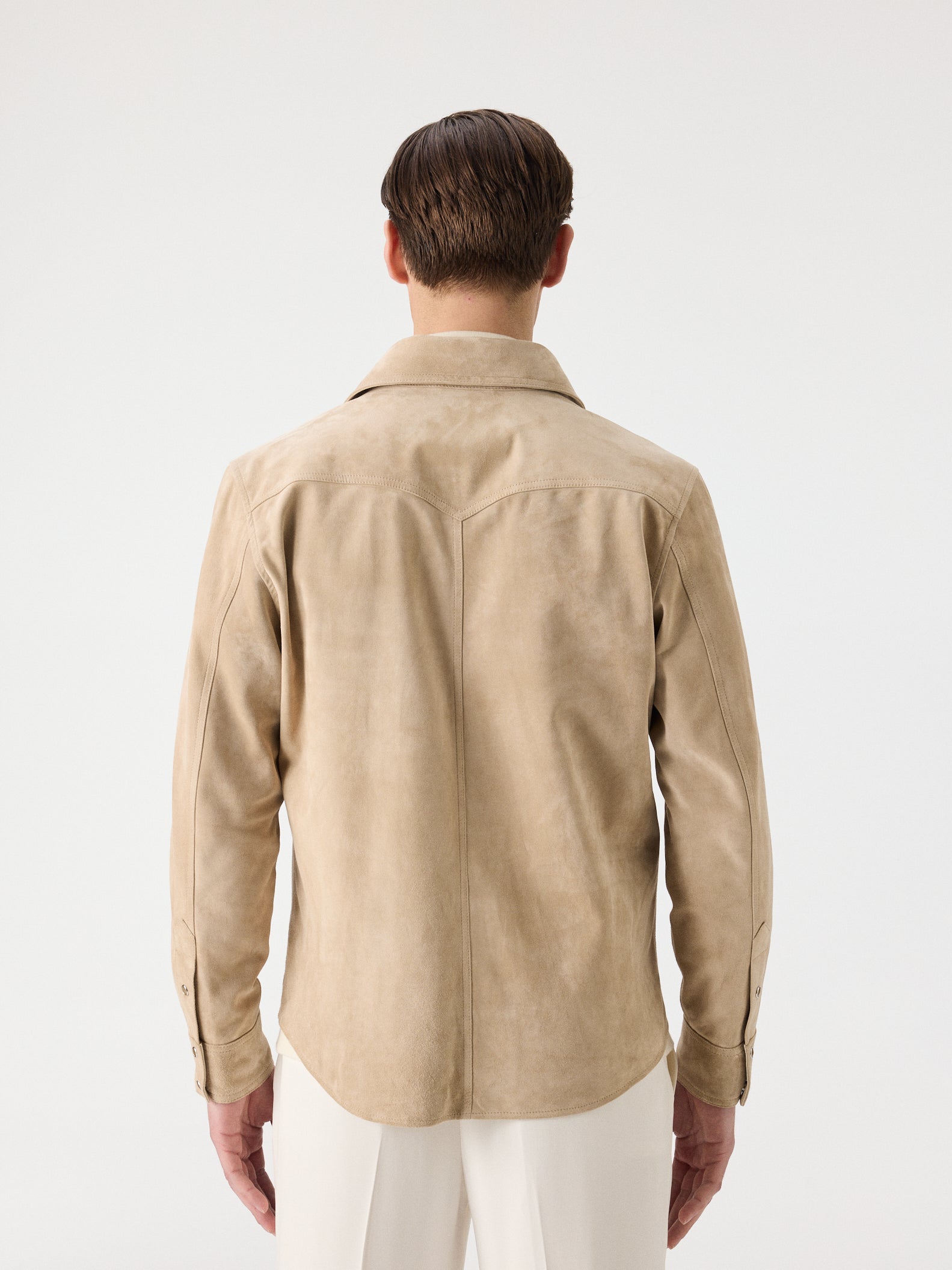 Satin Suede Overshirt