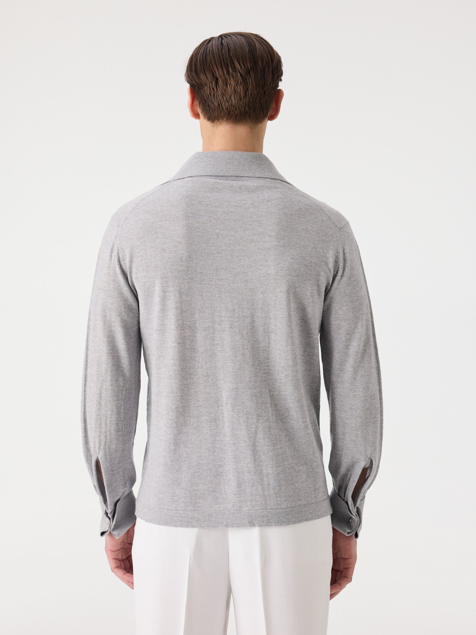 Fine Knit Double Cuff Shirt