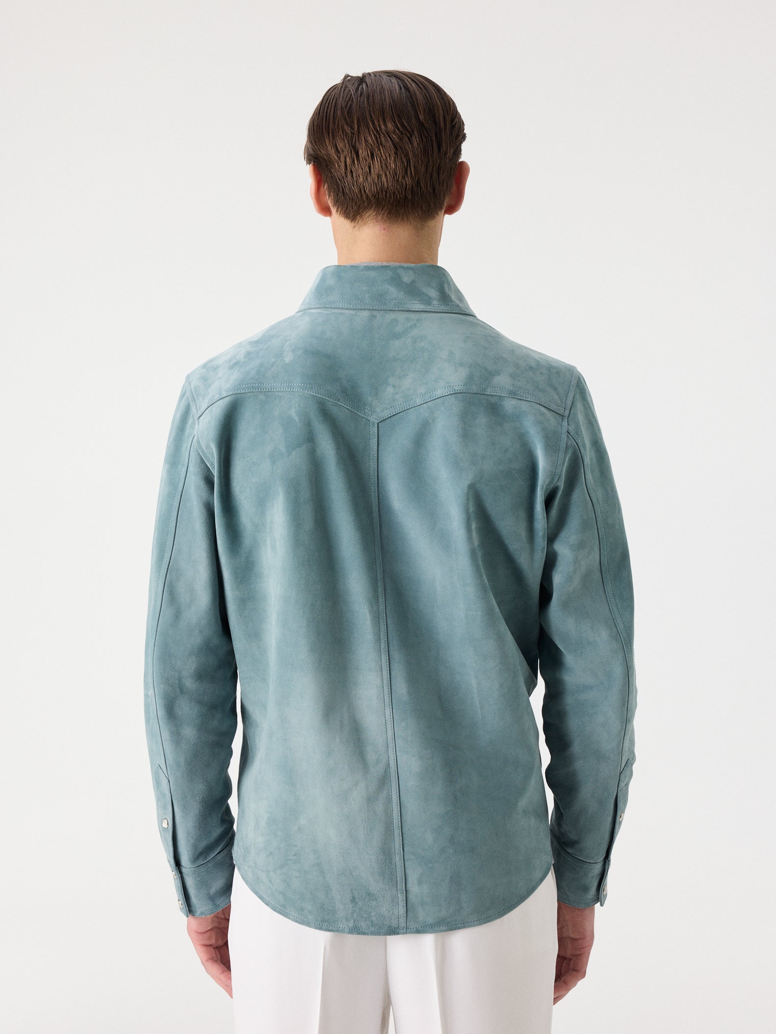 Satin Suede Overshirt