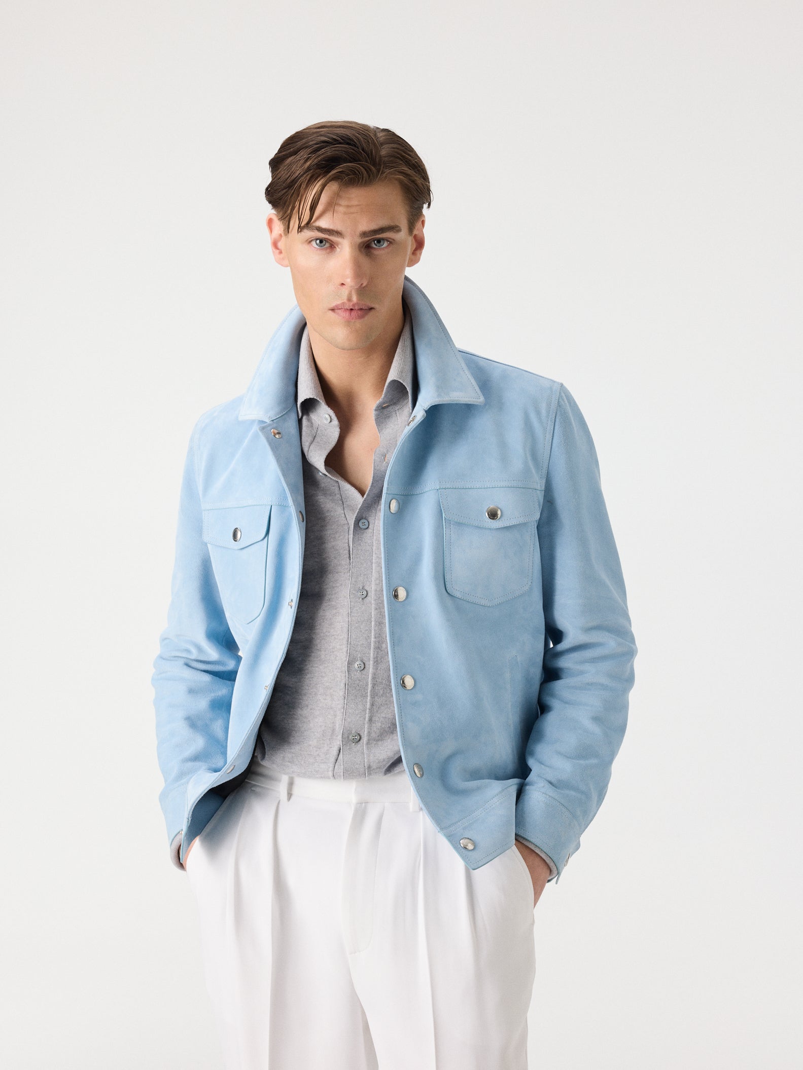 Fine Knit Double Cuff Shirt