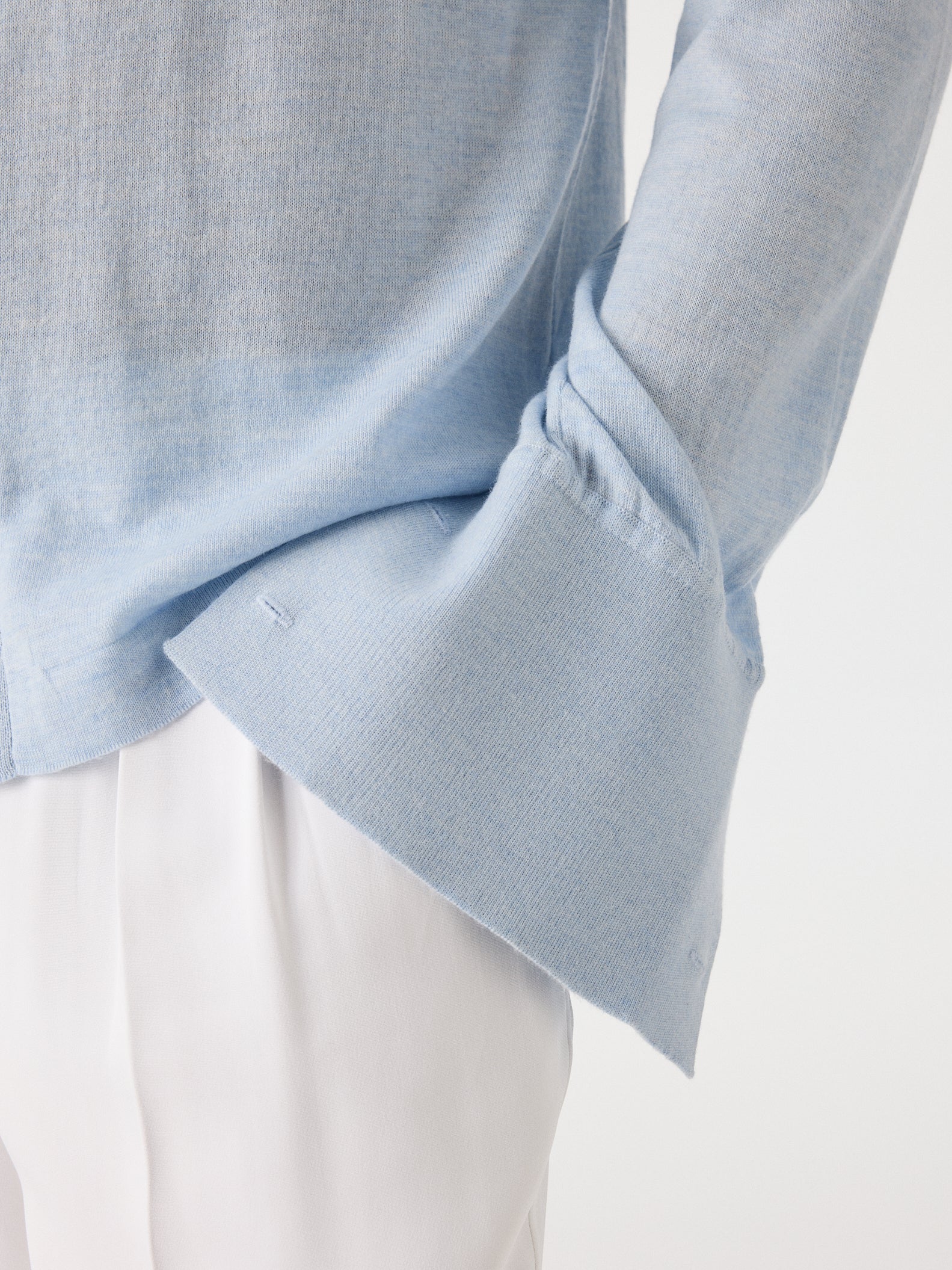 Fine Knit Double Cuff Shirt