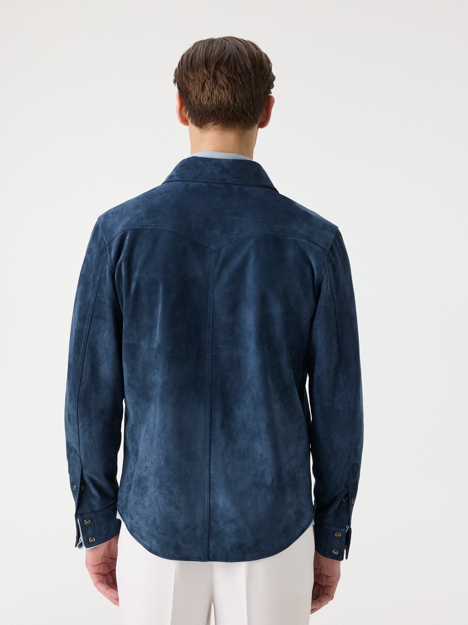 Satin Suede Overshirt