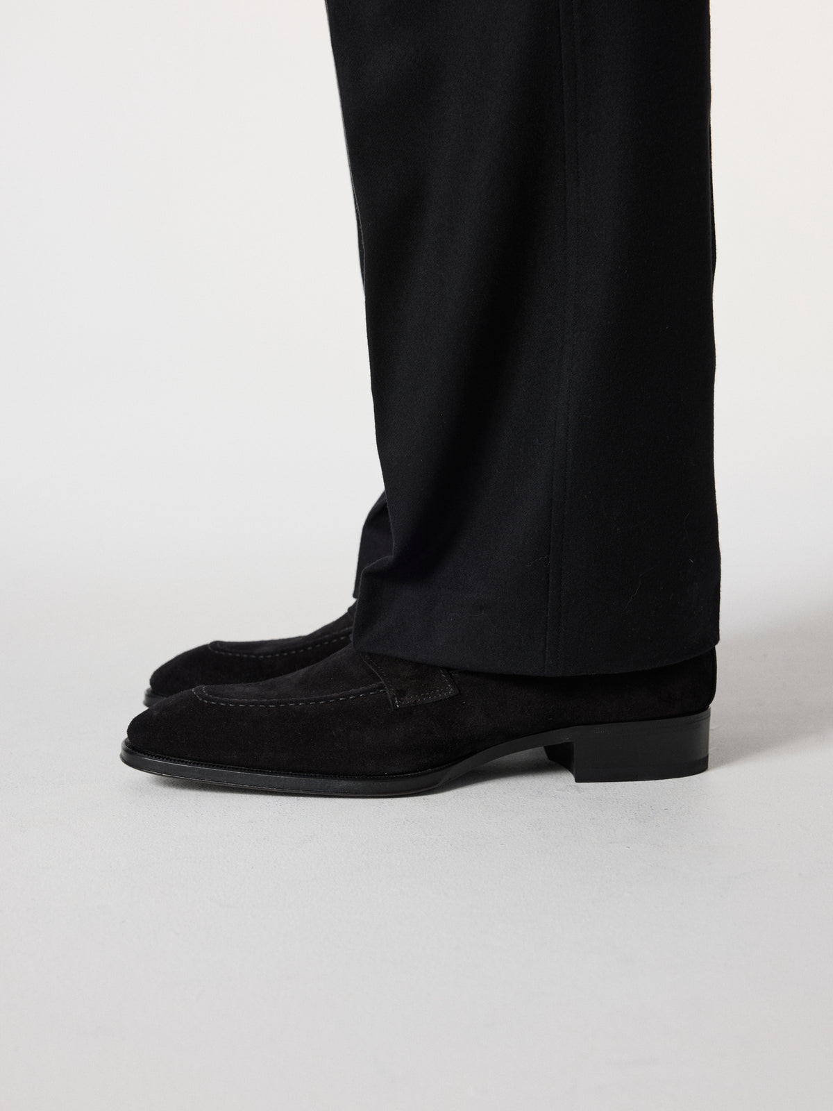 Suede Penny Loafers