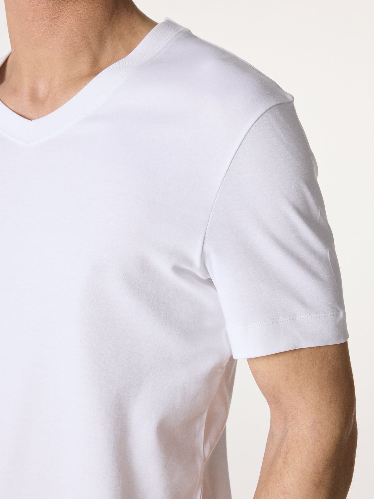 Premium Cotton V-Neck T-Shirt